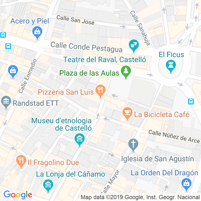 Código Postal calle San Luis en Castelló de la Plana/Castellón de la Plana