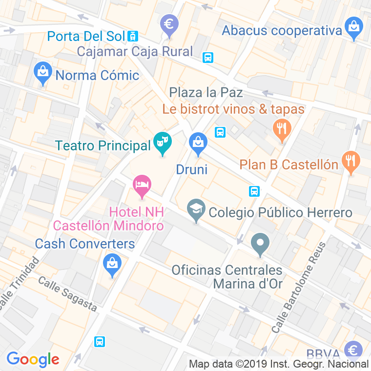 Código Postal calle Trabajo en Castelló de la Plana/Castellón de la Plana