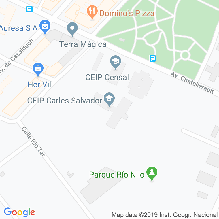 Código Postal calle Carles Salvador en Castelló de la Plana/Castellón de la Plana