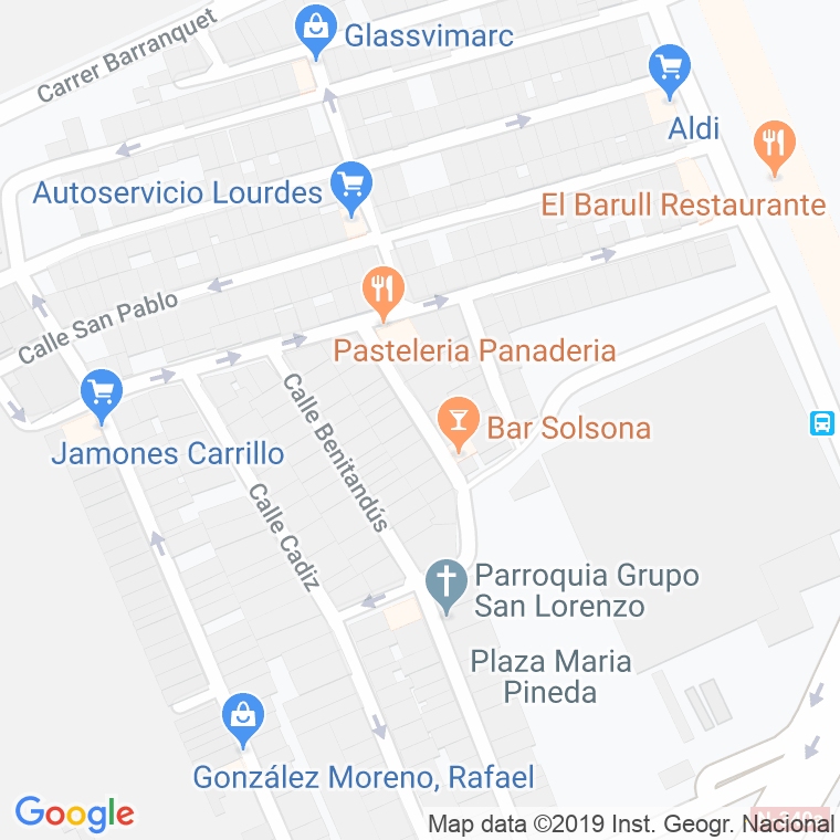 Código Postal calle Castalia en Castelló de la Plana/Castellón de la Plana