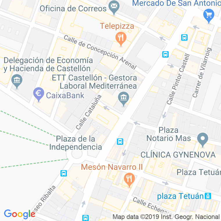 Código Postal calle Cosme Vives en Castelló de la Plana/Castellón de la Plana