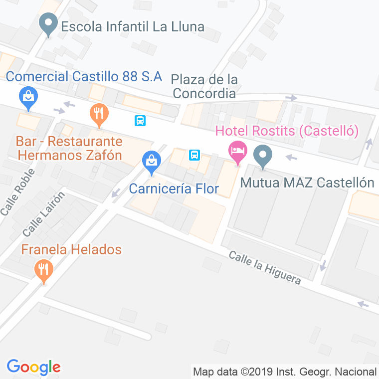 Código Postal calle Alborços, Dels/madroños, De Los en Castelló de la Plana/Castellón de la Plana