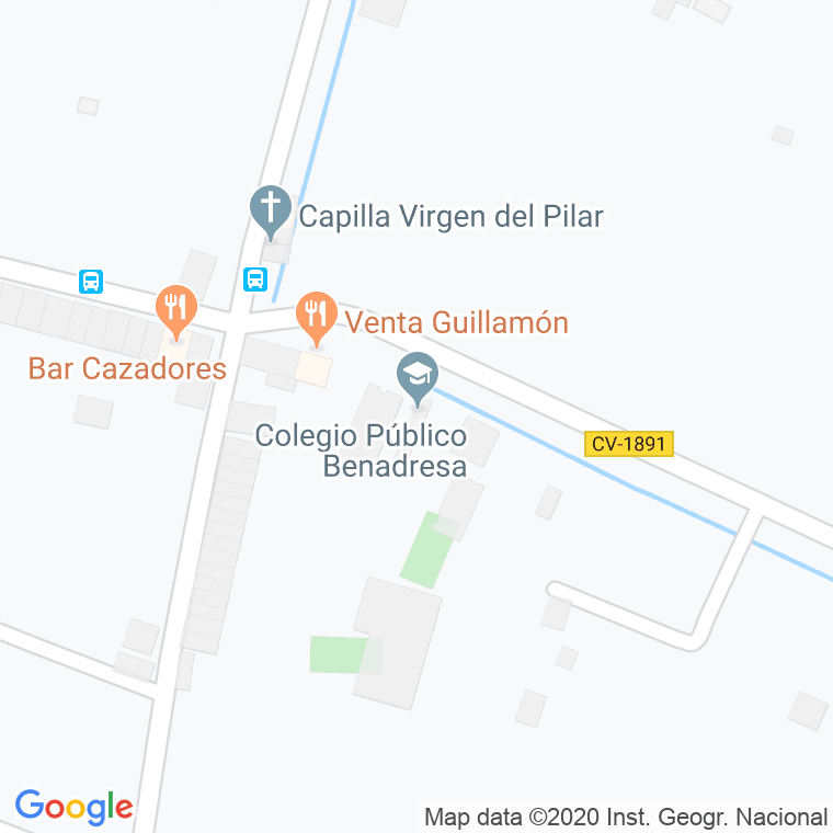 Código Postal calle Benadresa, grupo en Castelló de la Plana/Castellón de la Plana