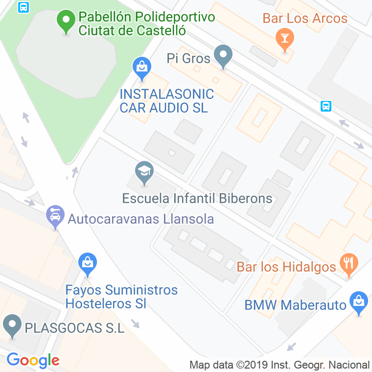 Código Postal calle Desierto De Las Palmas en Castelló de la Plana/Castellón de la Plana