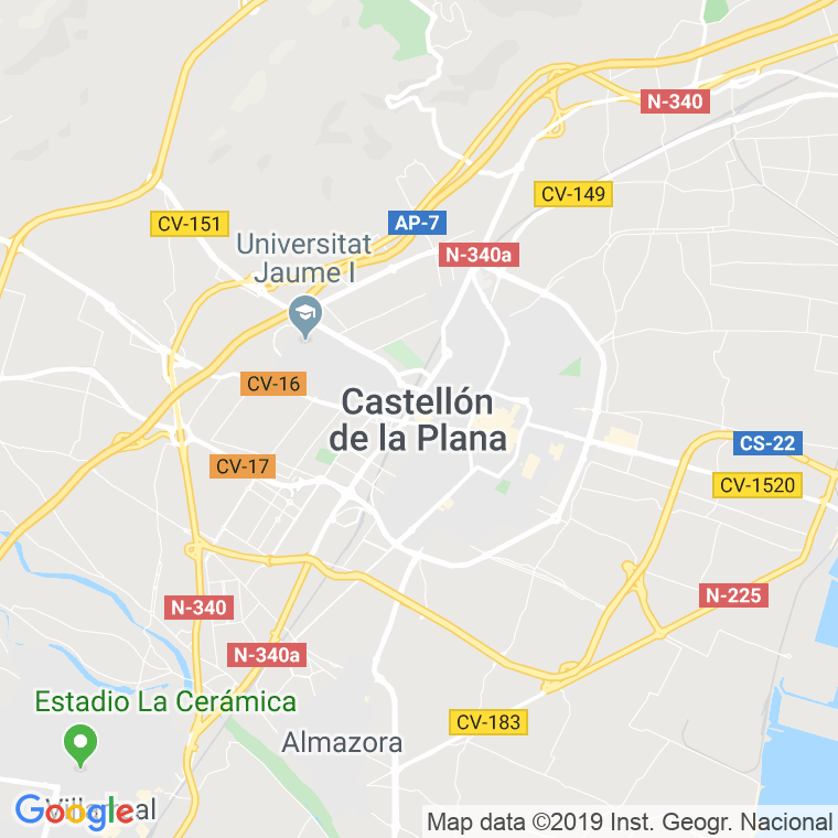 Código Postal calle Donzella/doncella (Grao, El) en Castelló de la Plana/Castellón de la Plana