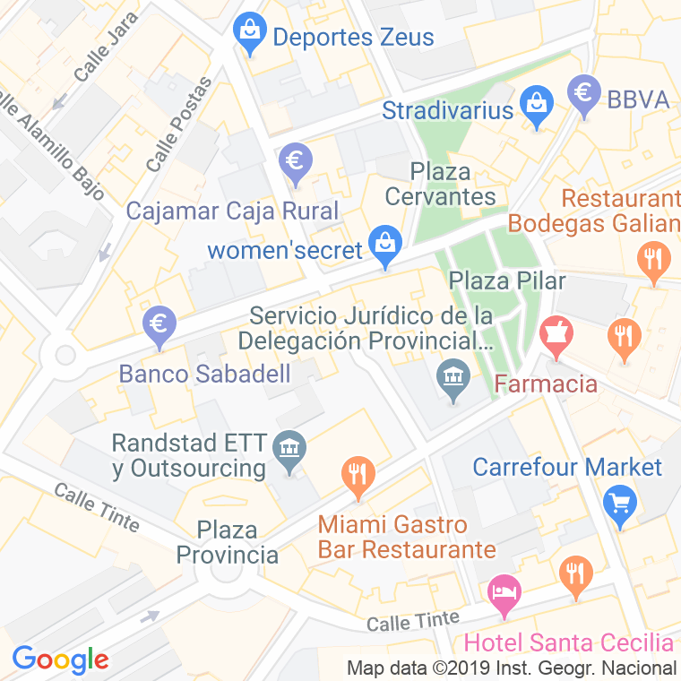 Código Postal calle Gutierrez Ortega, pasaje en Ciudad Real