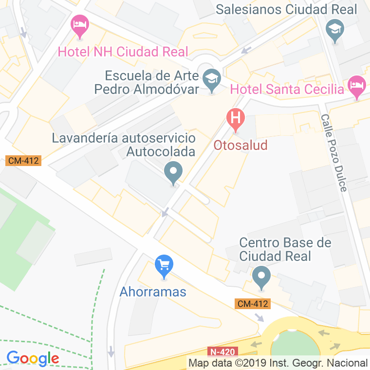 Código Postal calle Mancha, avenida en Ciudad Real