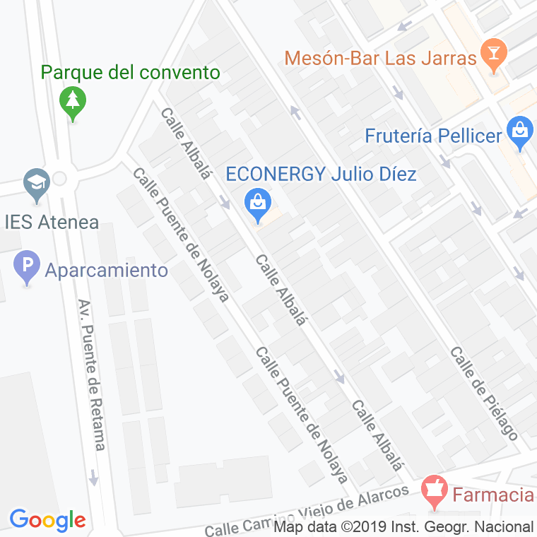 Código Postal calle Albala en Ciudad Real