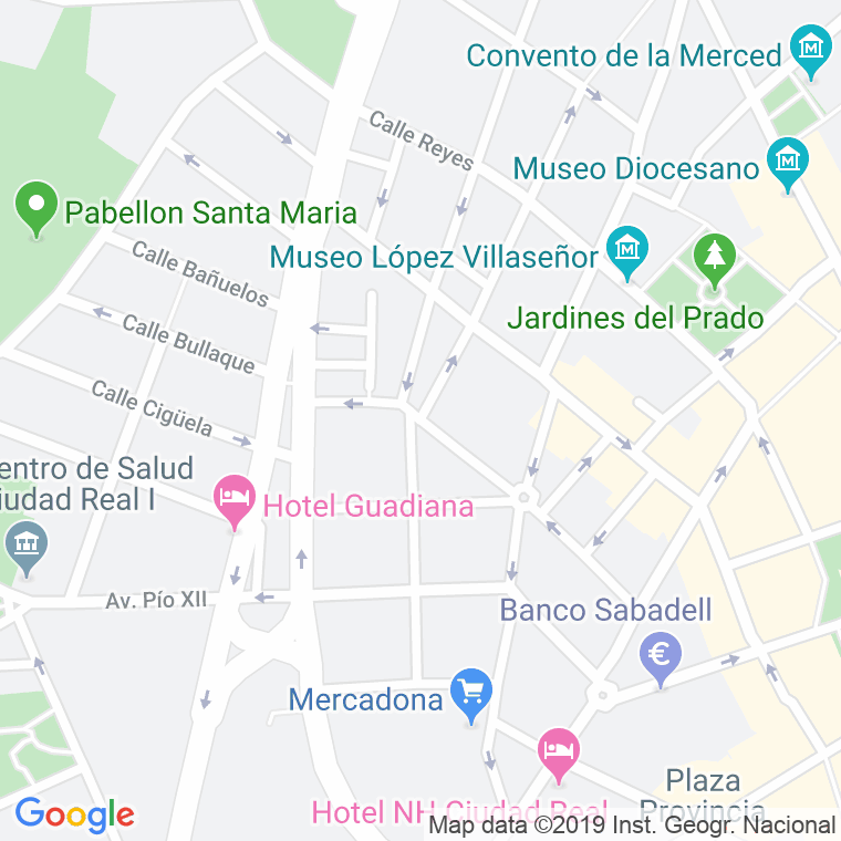 Código Postal calle Lentejuela en Ciudad Real