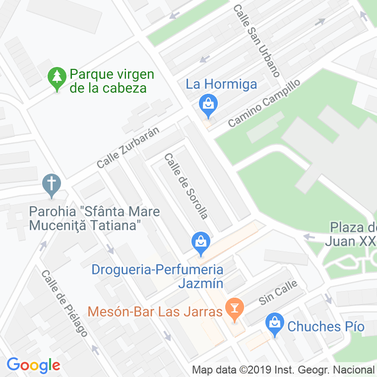 Código Postal calle Sorolla en Ciudad Real
