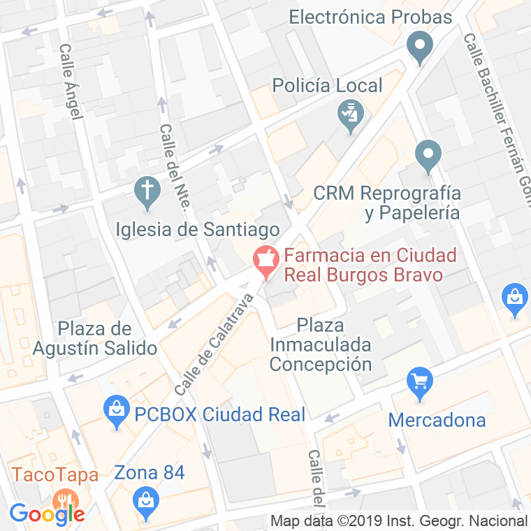 Código Postal calle Jacinto en Ciudad Real