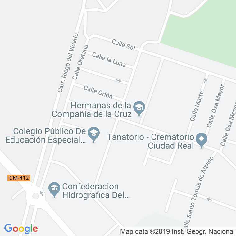 Código Postal calle Caracola en Ciudad Real