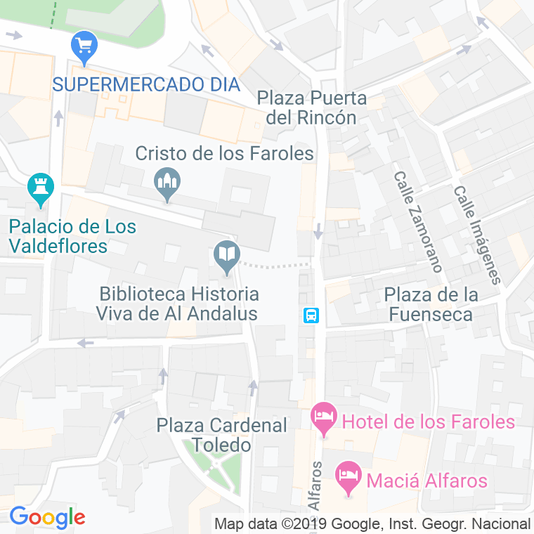 Código Postal calle Bailio, cuesta en Córdoba