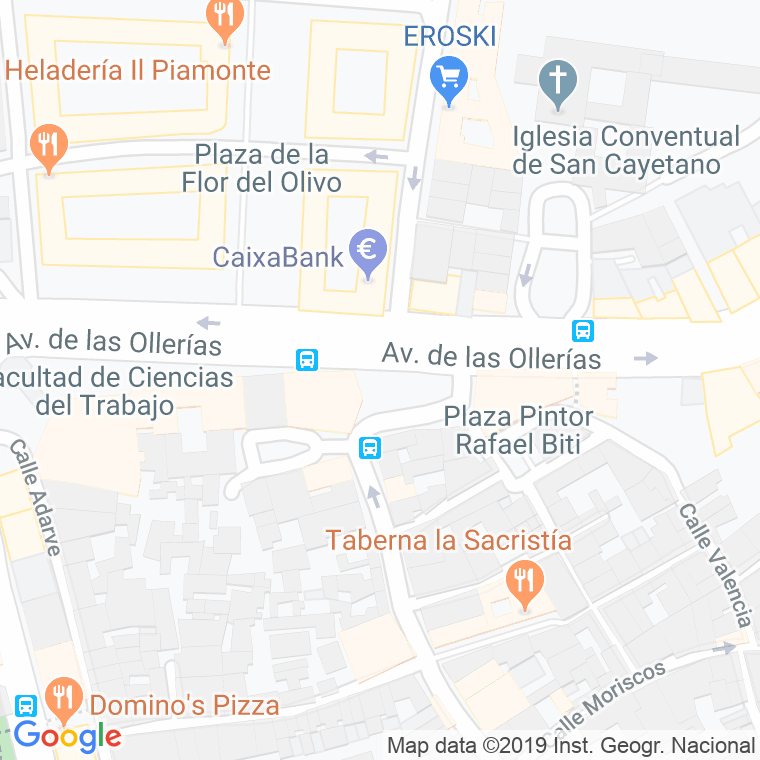 Código Postal calle Colodro, Del, puerta en Córdoba