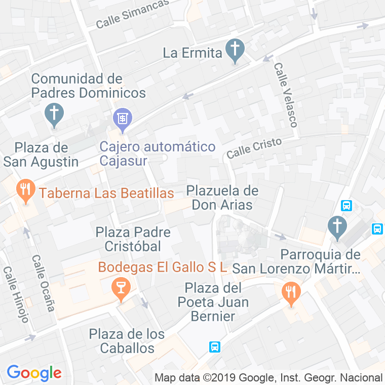 Código Postal calle Custodio en Córdoba