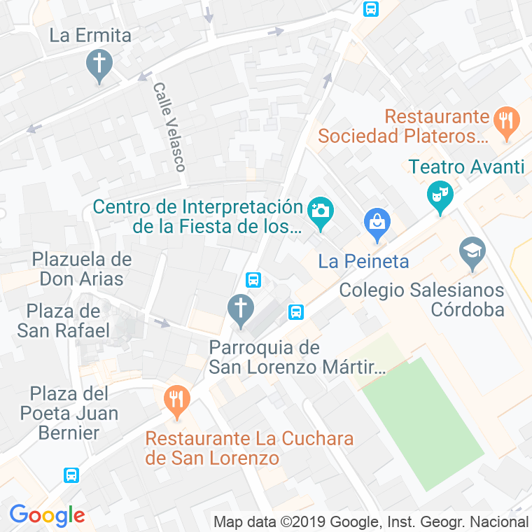 Código Postal calle Cristo Remedios De Las Animas, pasaje en Córdoba