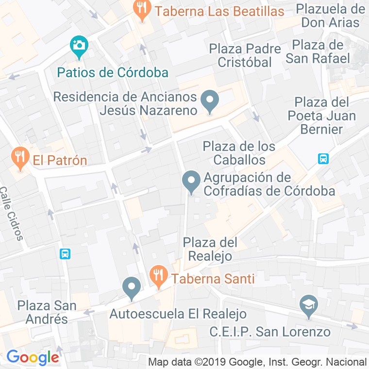 Código Postal calle Isaac Peral en Córdoba