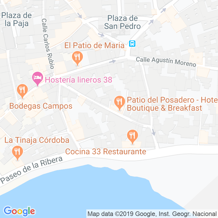 Código Postal calle Mucho Trigo en Córdoba
