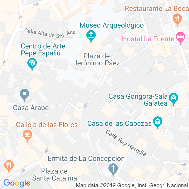 Código Postal calle Horno De Cristo en Córdoba