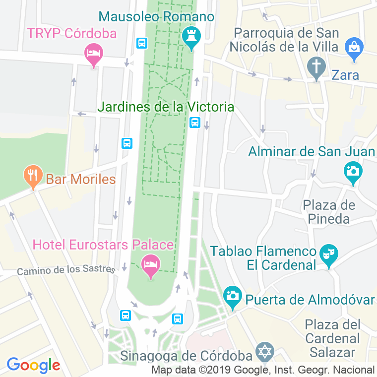 Código Postal calle Lope De Hoces en Córdoba