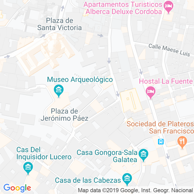 Código Postal calle Marques Del Villar en Córdoba