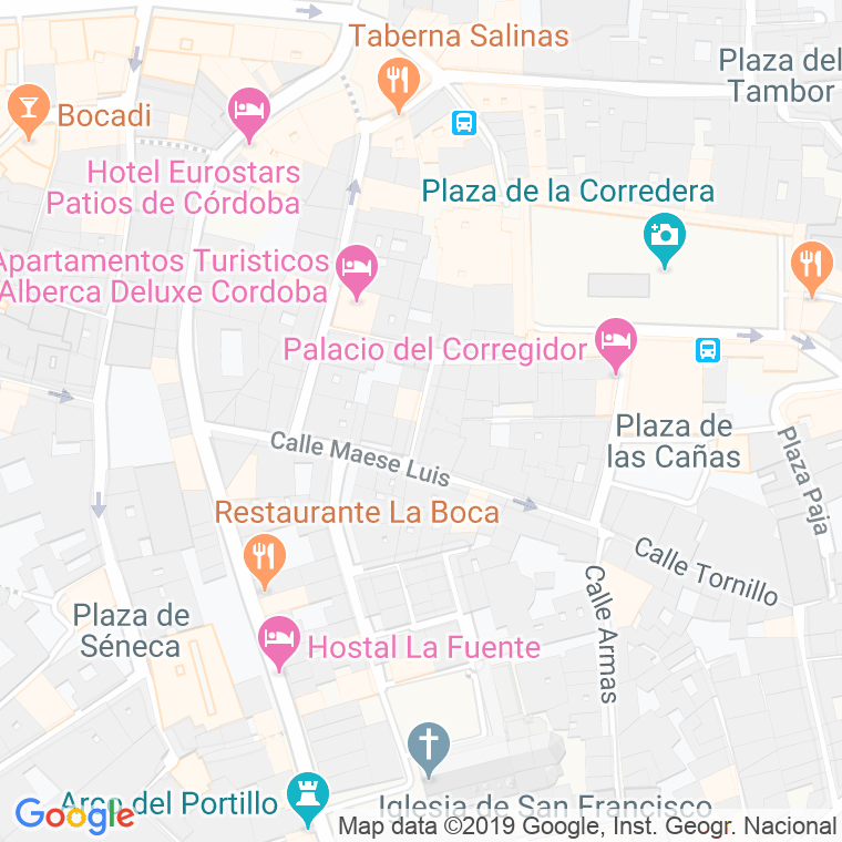 Código Postal calle Pedro Rey en Córdoba