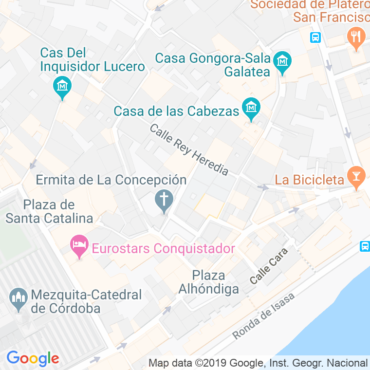 Código Postal calle Porteria De Santa Clara en Córdoba