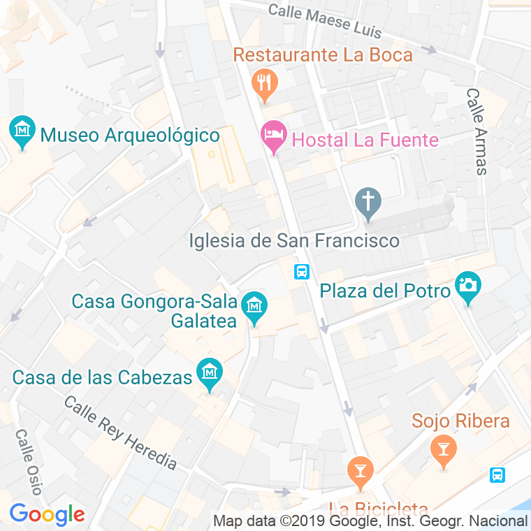 Código Postal calle Portillo en Córdoba