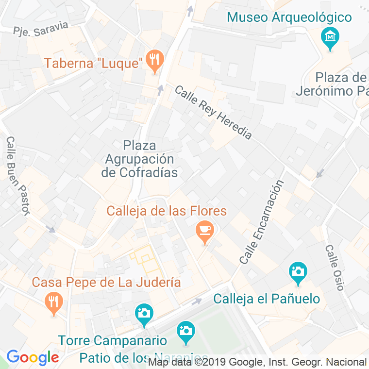 Código Postal calle Samuel De Los Santos Gener en Córdoba