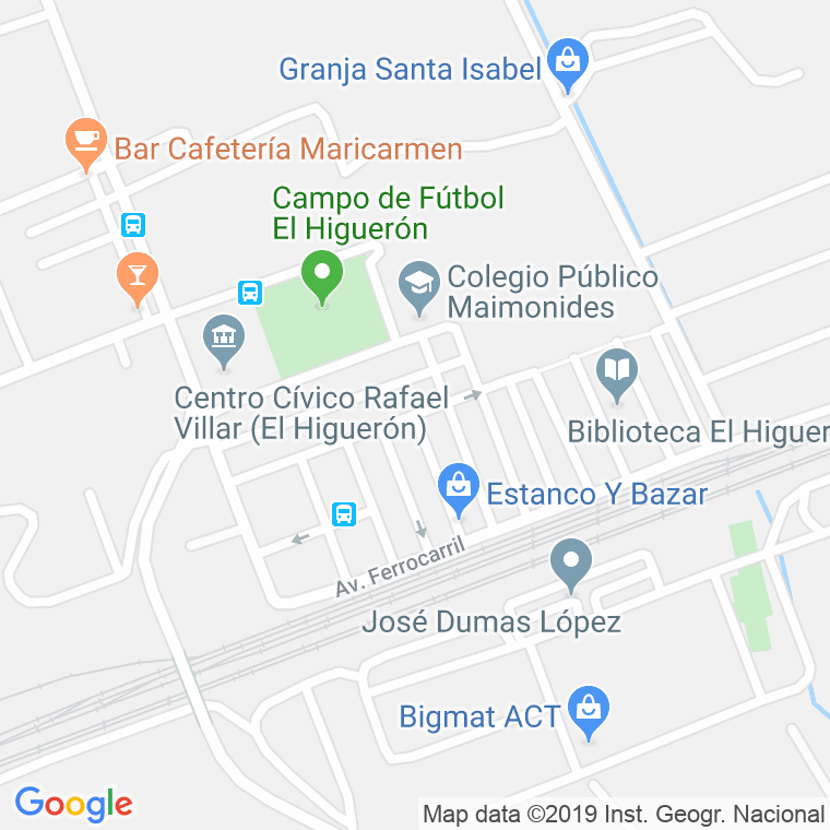 Código Postal calle Arquitecto Juan Durillo (Higueron, El) en Córdoba