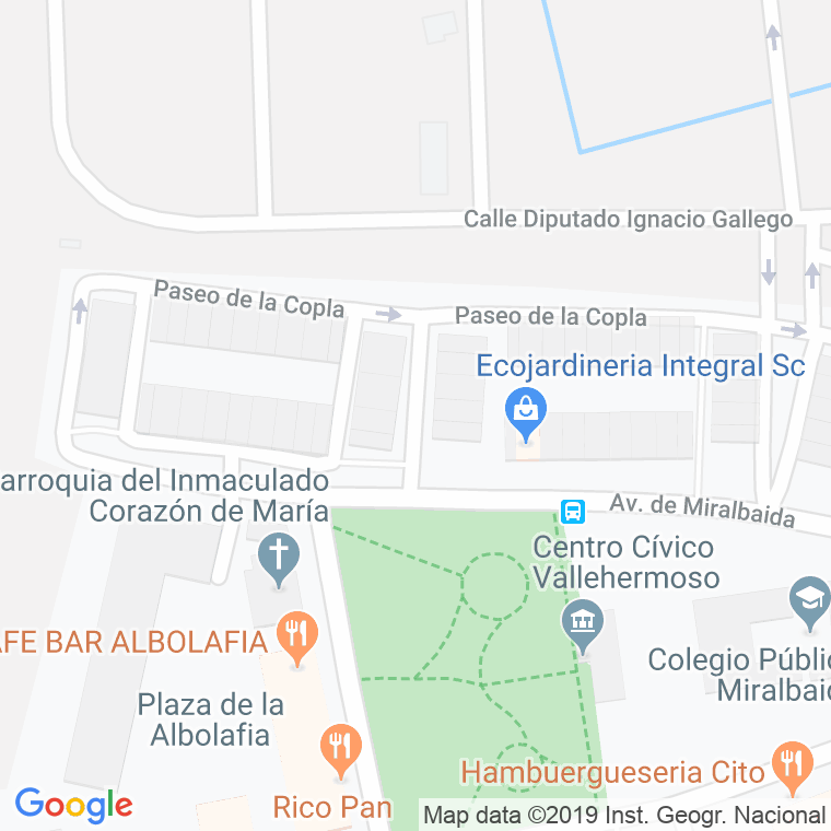 Código Postal calle Cantaor Antonio Mairena en Córdoba
