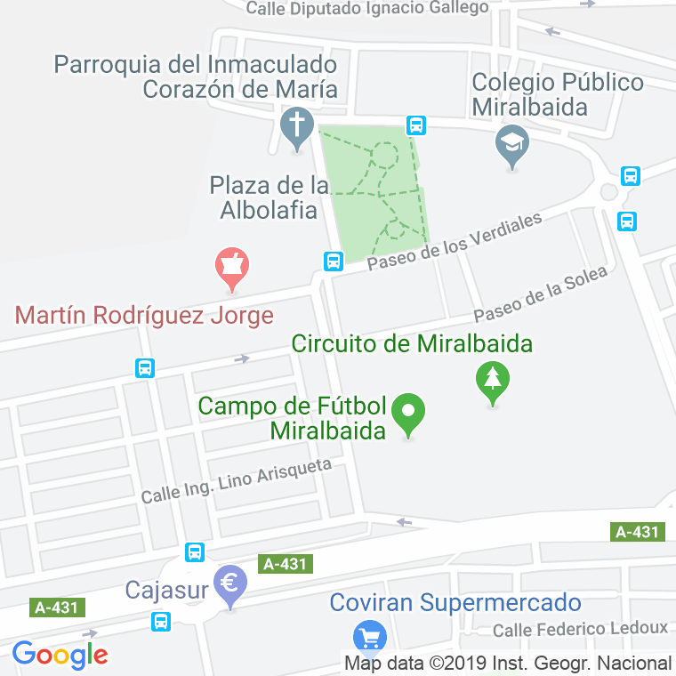Código Postal calle Cantaor Cayetano Muriel "Niño De Cabra" en Córdoba