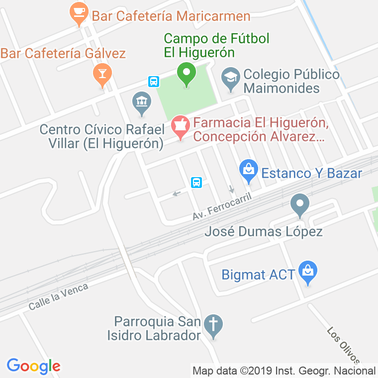 Código Postal calle Escritor Porras Marquez en Córdoba