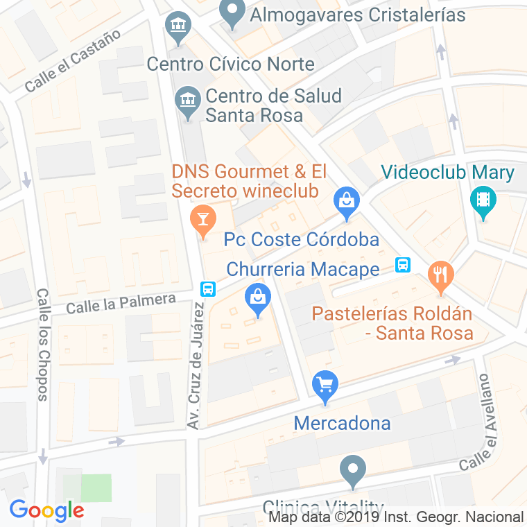Código Postal calle Higuera, La en Córdoba
