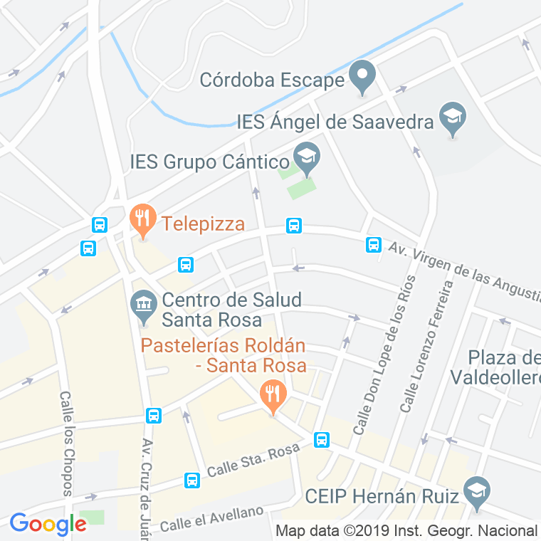 Código Postal calle Lopez Amo en Córdoba