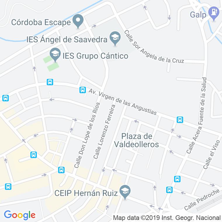 Código Postal calle Lorenzo Ferreira en Córdoba