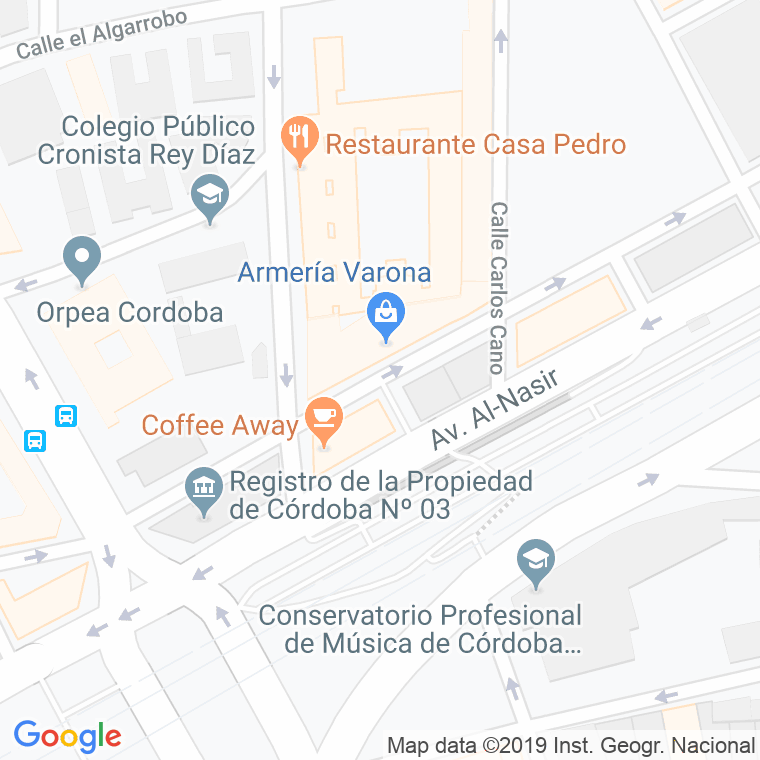 Código Postal calle Manolo Rosas en Córdoba
