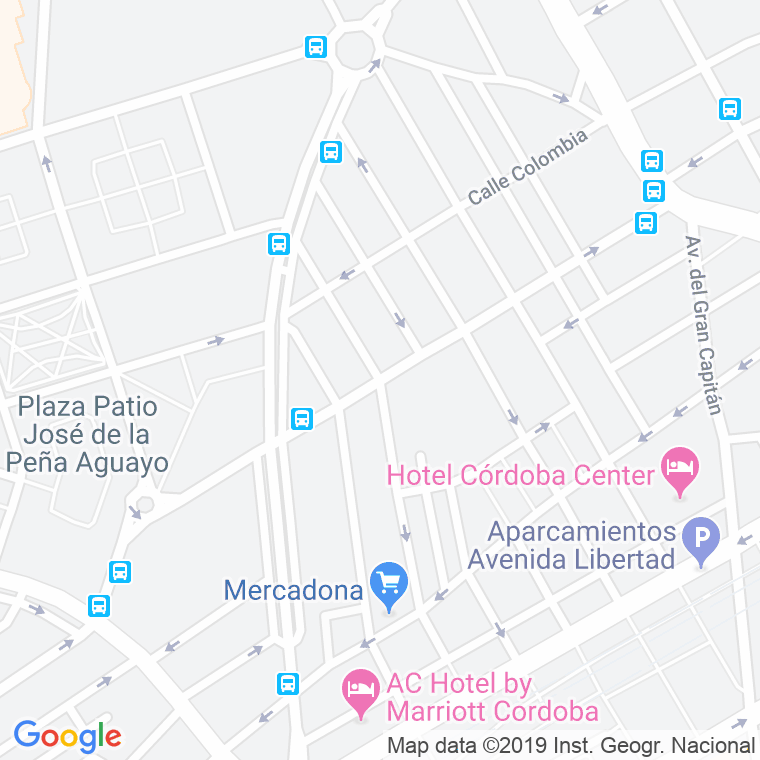 Código Postal calle Marques De Guadalcazar en Córdoba