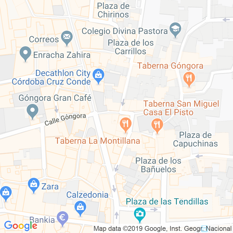 Código Postal calle Radio, De La en Córdoba