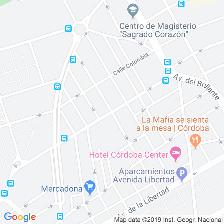 Código Postal calle Sebastian De Benalcazar en Córdoba