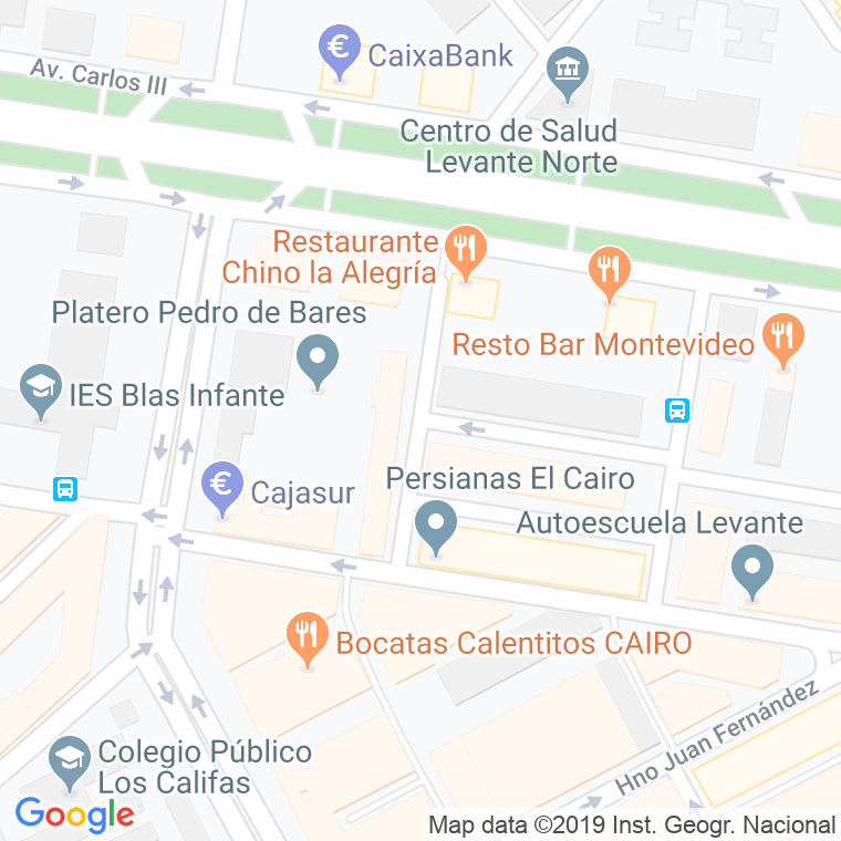 Código Postal calle Escritor Fernandez Franco en Córdoba