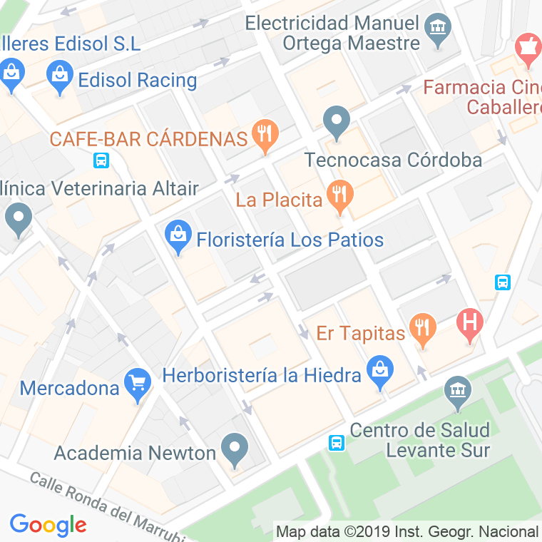Código Postal calle Hermano Lujan en Córdoba