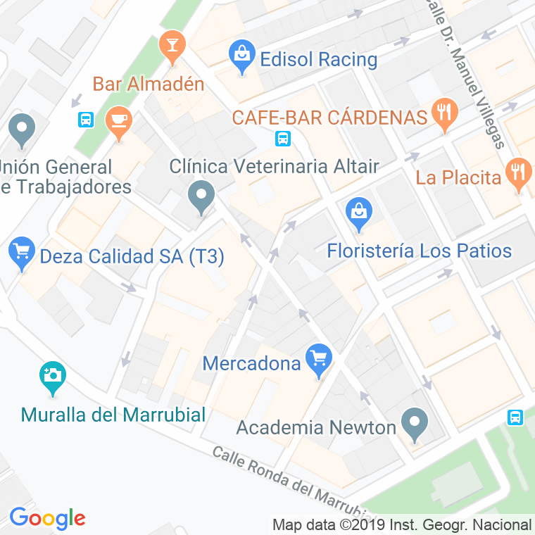 Código Postal calle San Acisclo en Córdoba