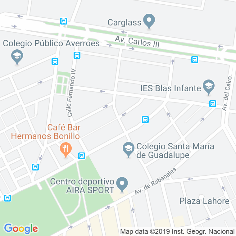 Código Postal calle Veintiocho De Febrero, Del, avenida en Córdoba