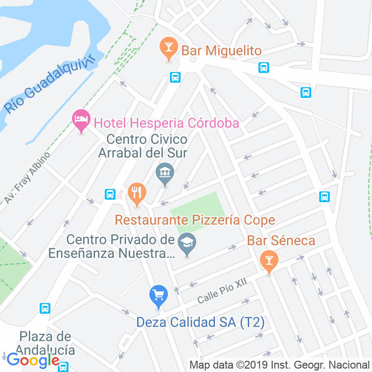 Código Postal calle Santa Rosa De Lima en Córdoba