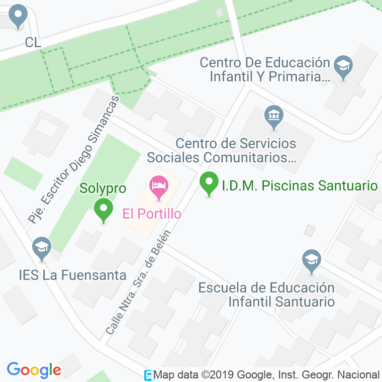 Código Postal calle Nuestra Señora De Belen en Córdoba