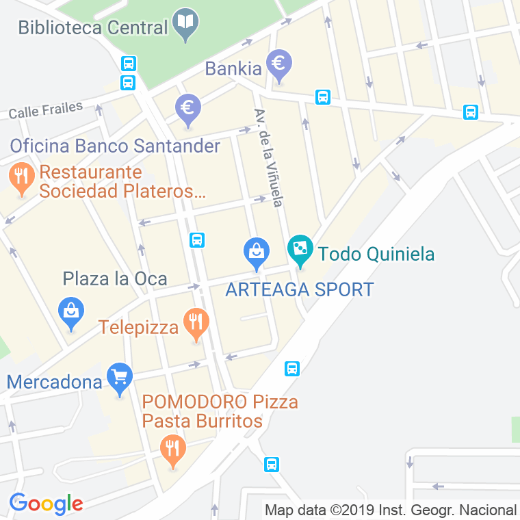 Código Postal calle Platero Repiso en Córdoba