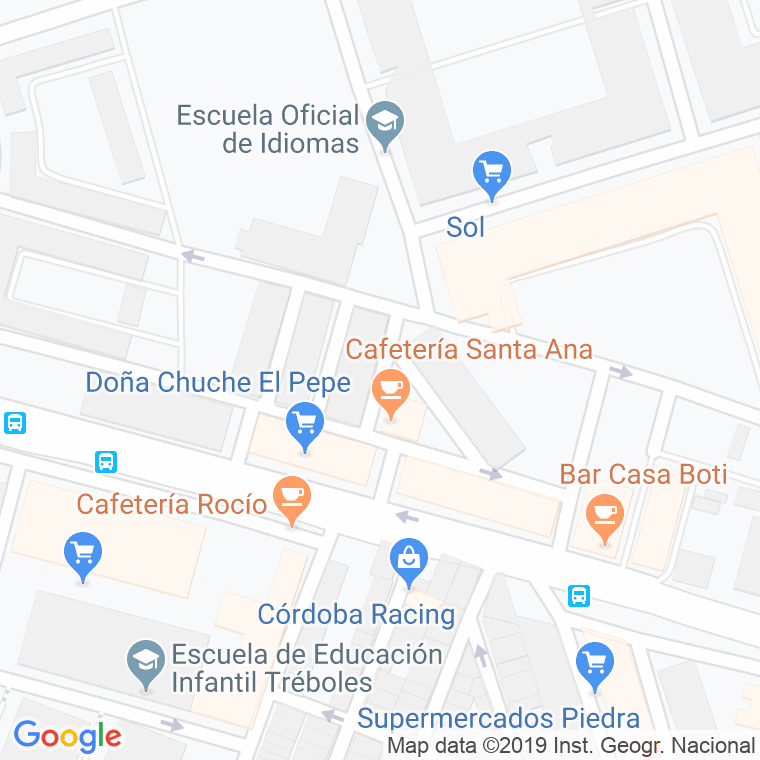 Código Postal calle Badalona en Córdoba