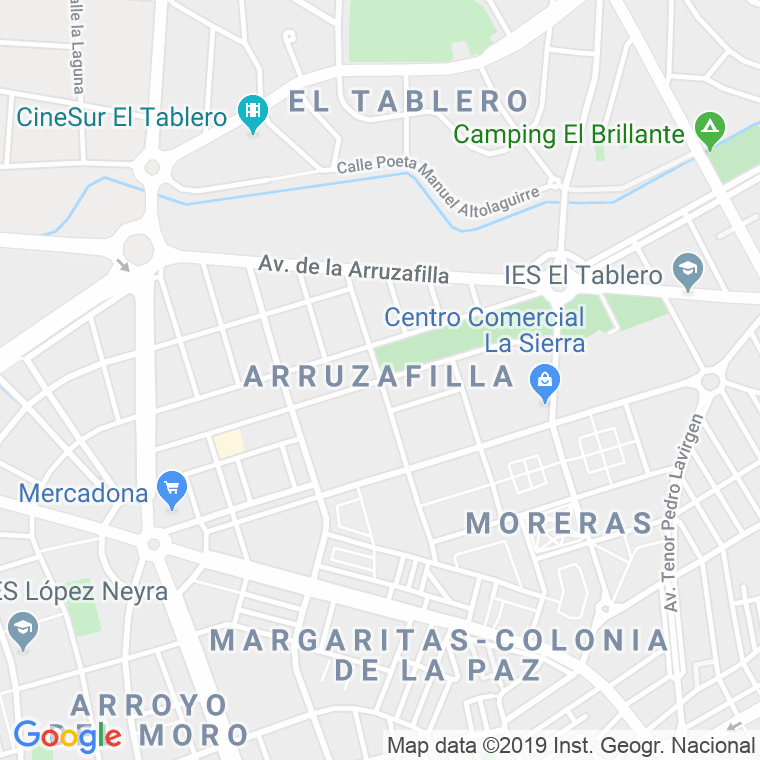 Código Postal calle Dolores Ibarruri en Córdoba