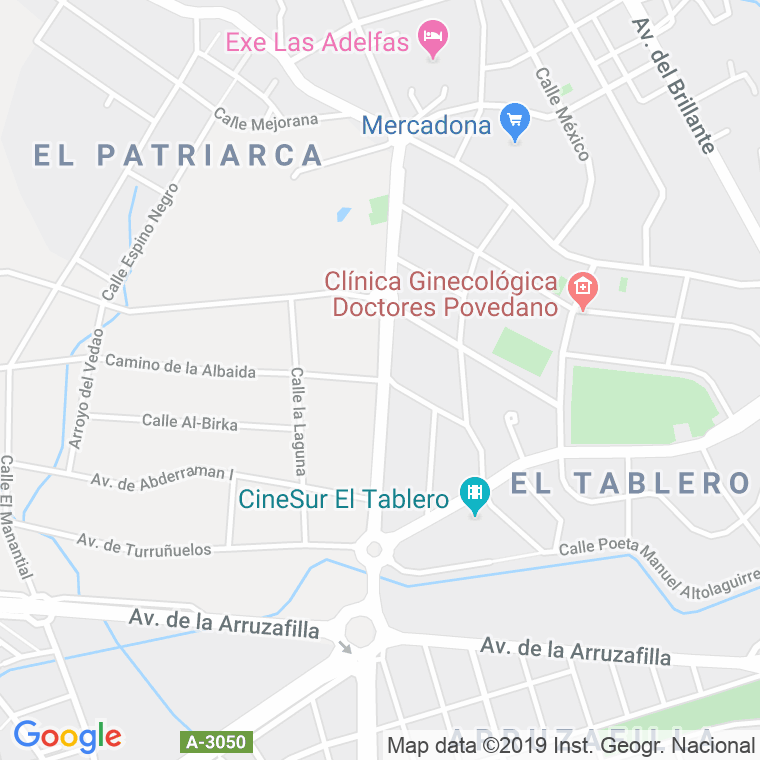 Código Postal calle Baron De Fuente Quinto en Córdoba